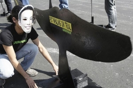 Protest na Filipínách proti procesu s japonským aktivistou.